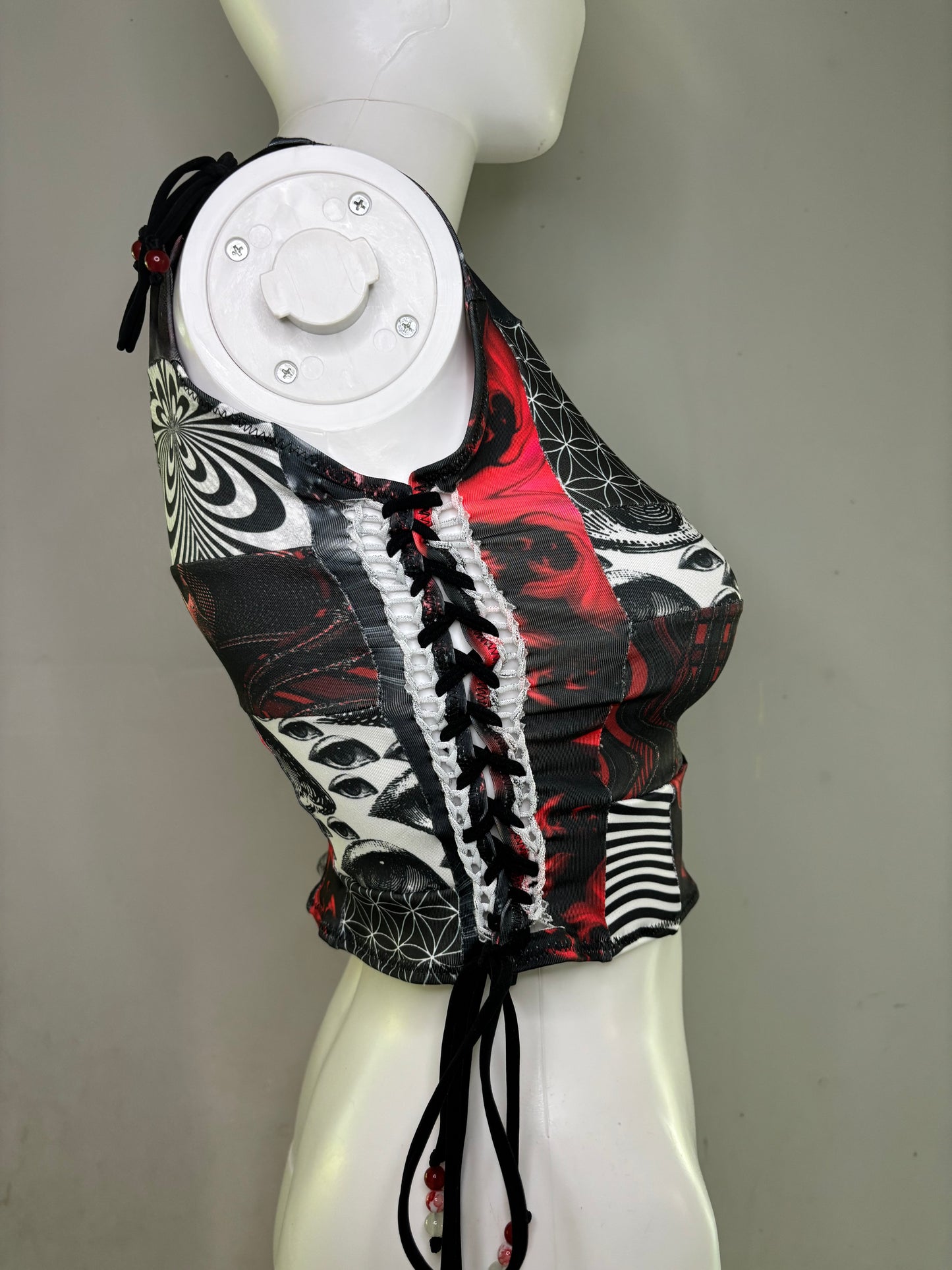 M/L Patchwork Croptop