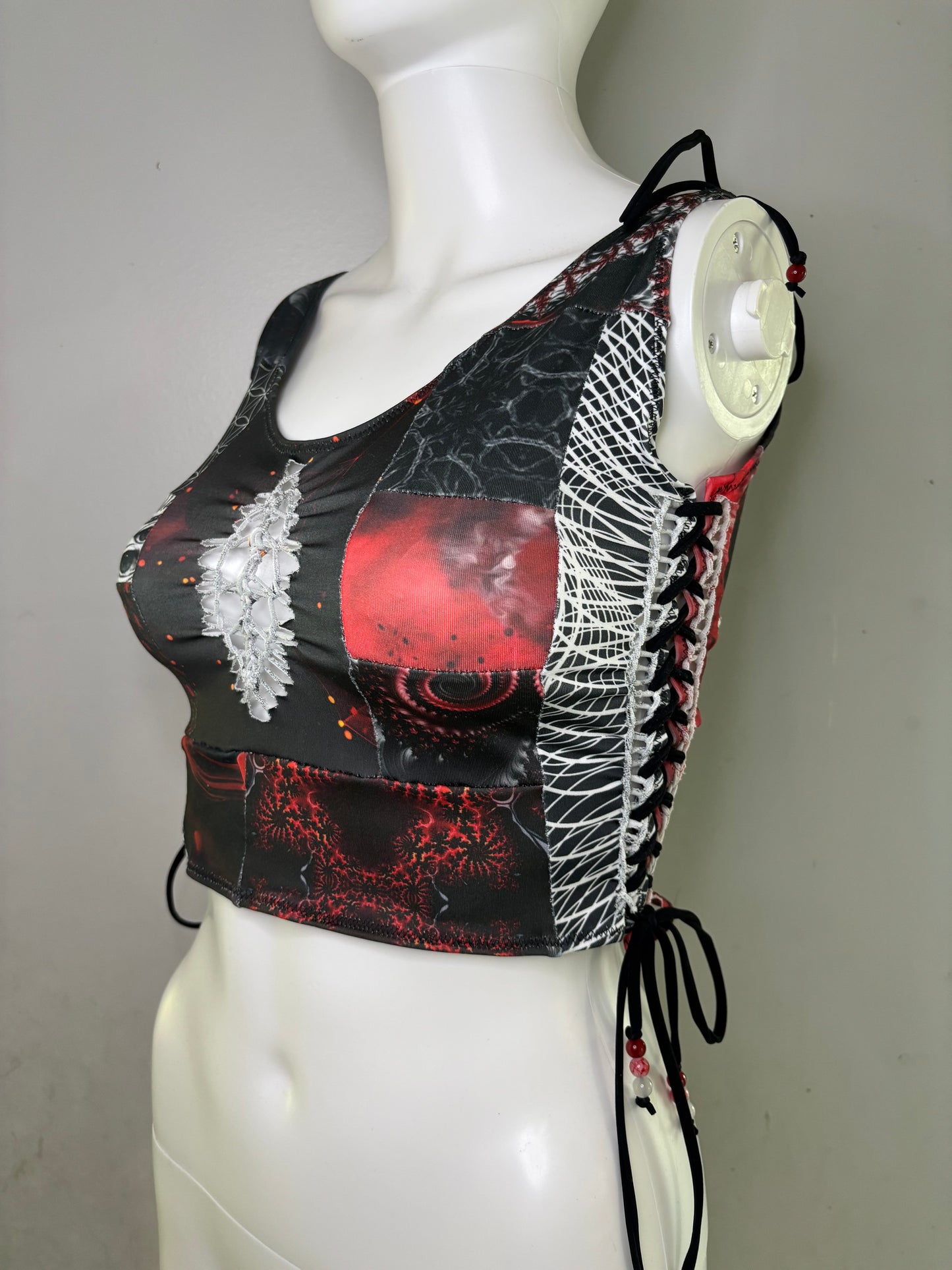 M/L Patchwork Croptop