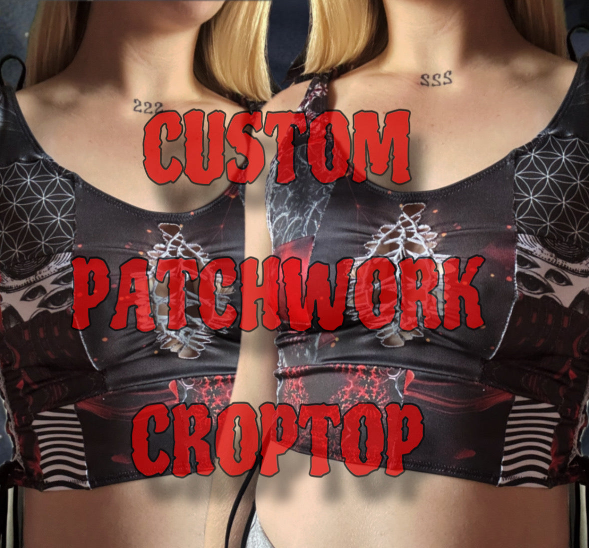 Custom Patchwork Croptop