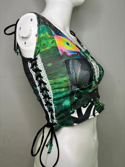 L/XL Patchwork Croptop