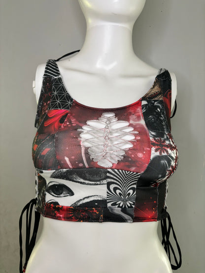 XS/S Patchwork Croptop