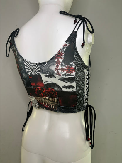 XS/S Patchwork Croptop