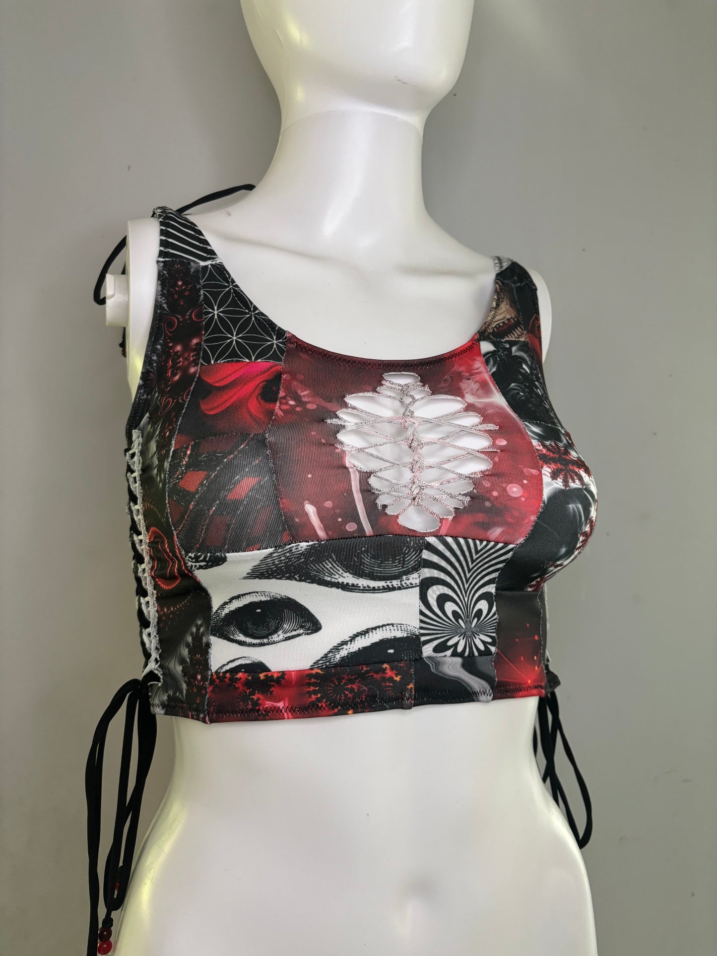 XS/S Patchwork Croptop