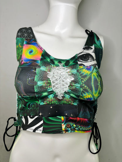 L/XL Patchwork Croptop