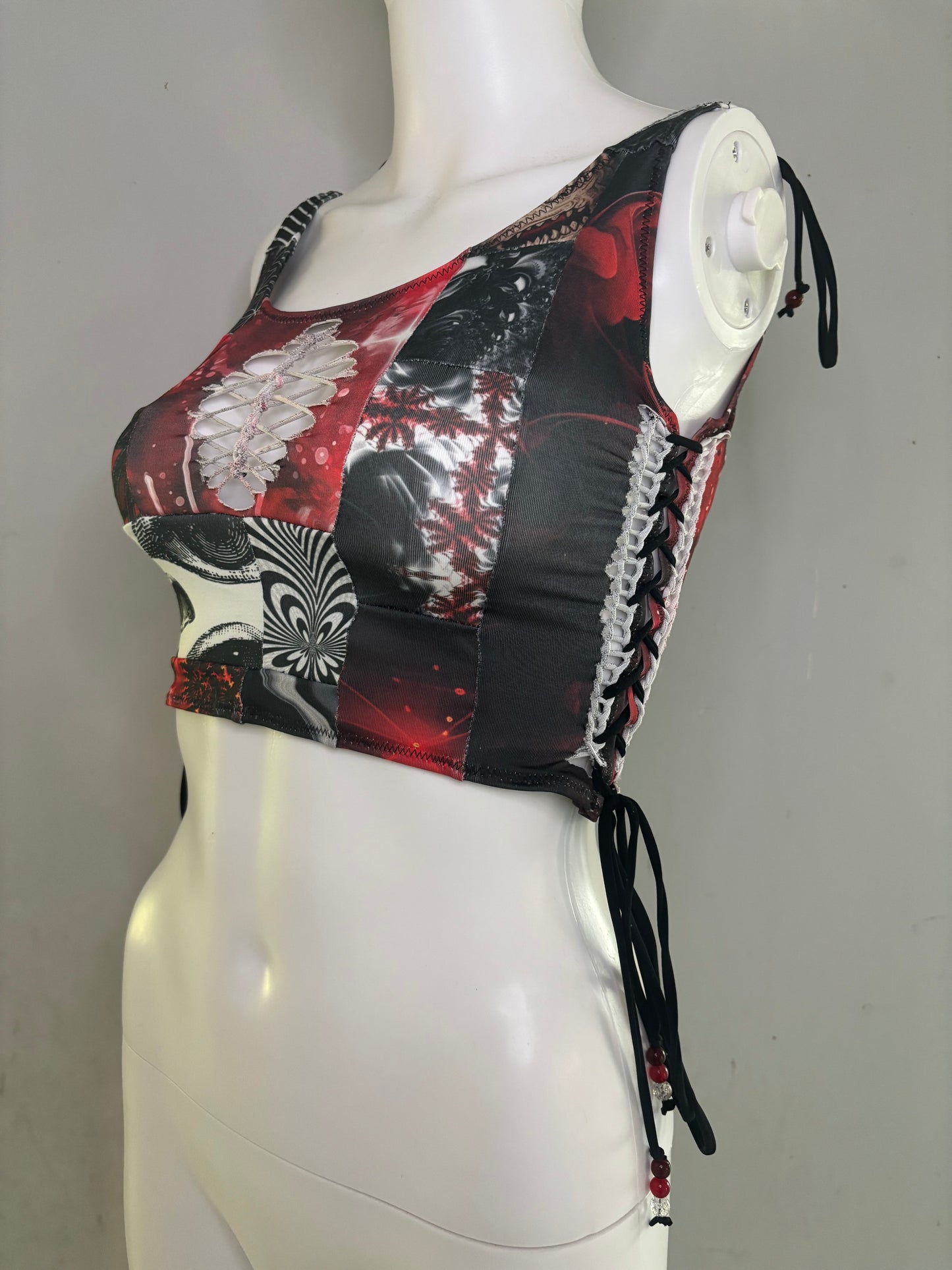 XS/S Patchwork Croptop